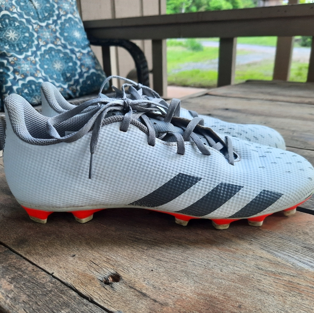 adidas Gray and Orange Athletic Shoes